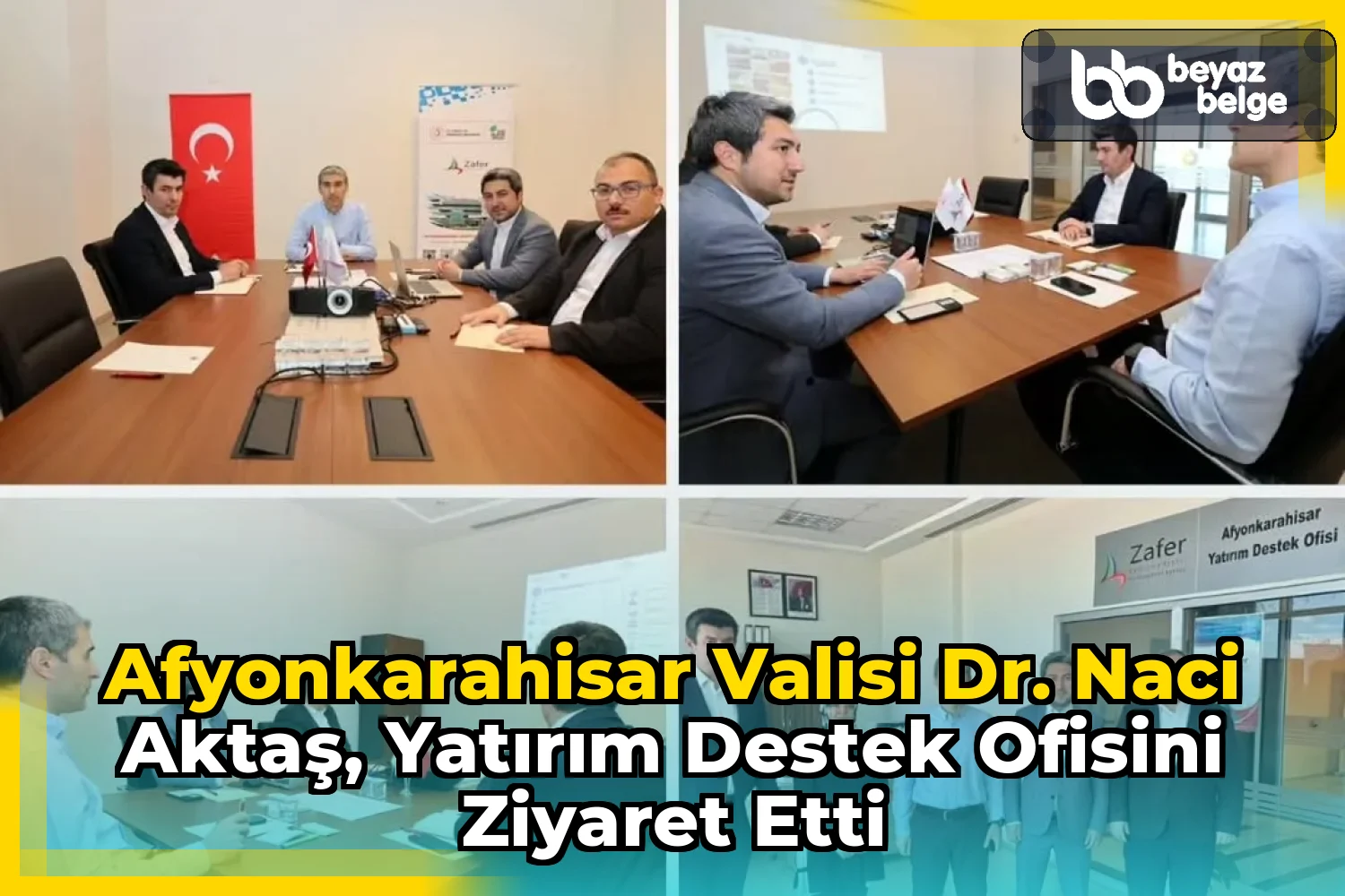 Afyonkarahisar Valisi Dr. Naci Aktaş, Yatırım Destek Ofisini Ziyaret Etti