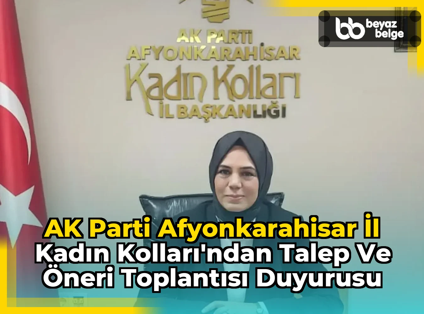 AK Parti Afyonkarahisar İl Kadın Kolları'ndan Talep ve Öneri Toplantısı Duyurusu