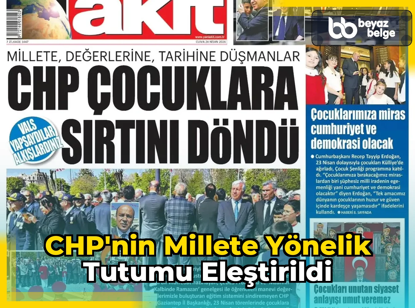 CHP'nin Millete Yönelik Tutumu Eleştirildi