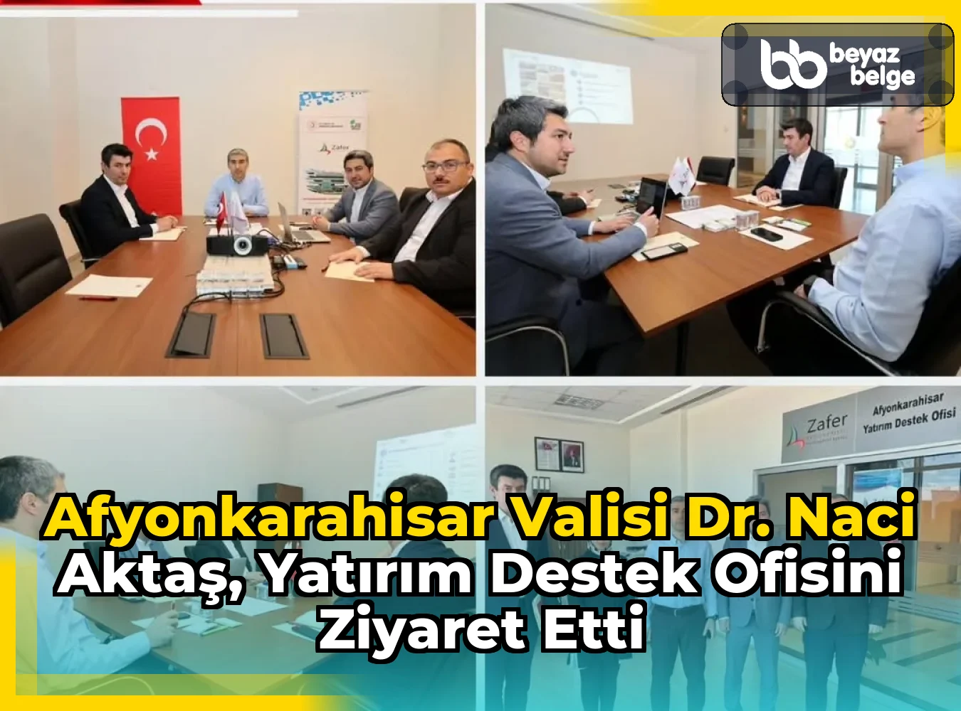 Afyonkarahisar Valisi Dr. Naci Aktaş, Yatırım Destek Ofisini Ziyaret Etti