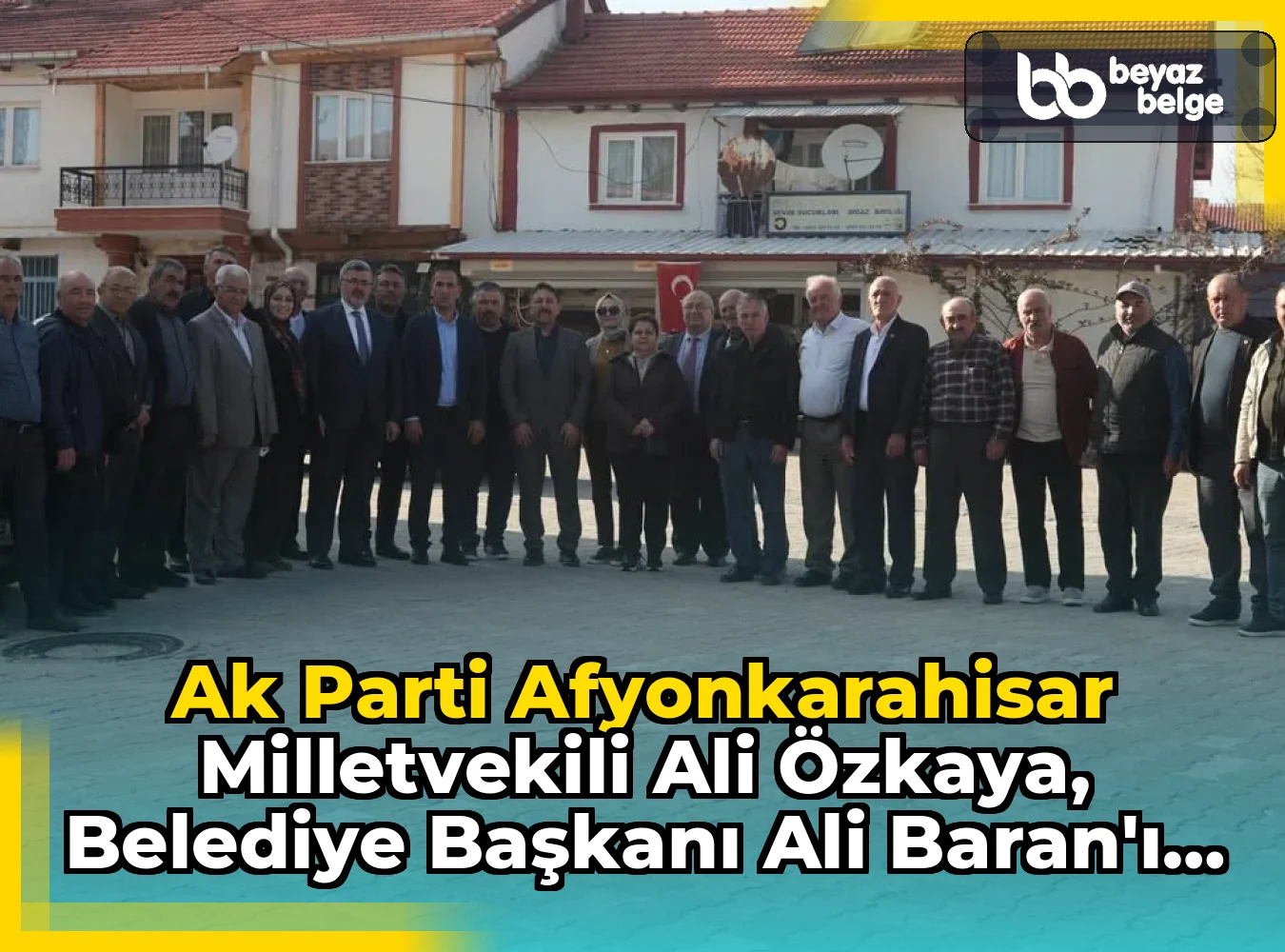 Ak Parti Afyonkarahisar Milletvekili Ali Özkaya, Belediye Başkanı Ali Baran'ı Ziyaret Etti