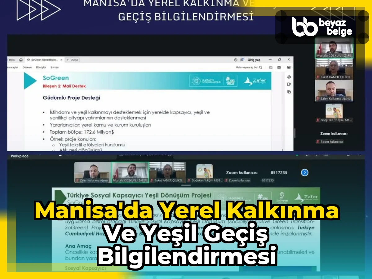 Manisa'da Yerel Kalkınma ve Yeşil Geçiş Bilgilendirmesi