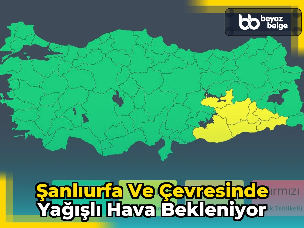 Şanlıurfa ve çevresinde yağışlı hava bekleniyor