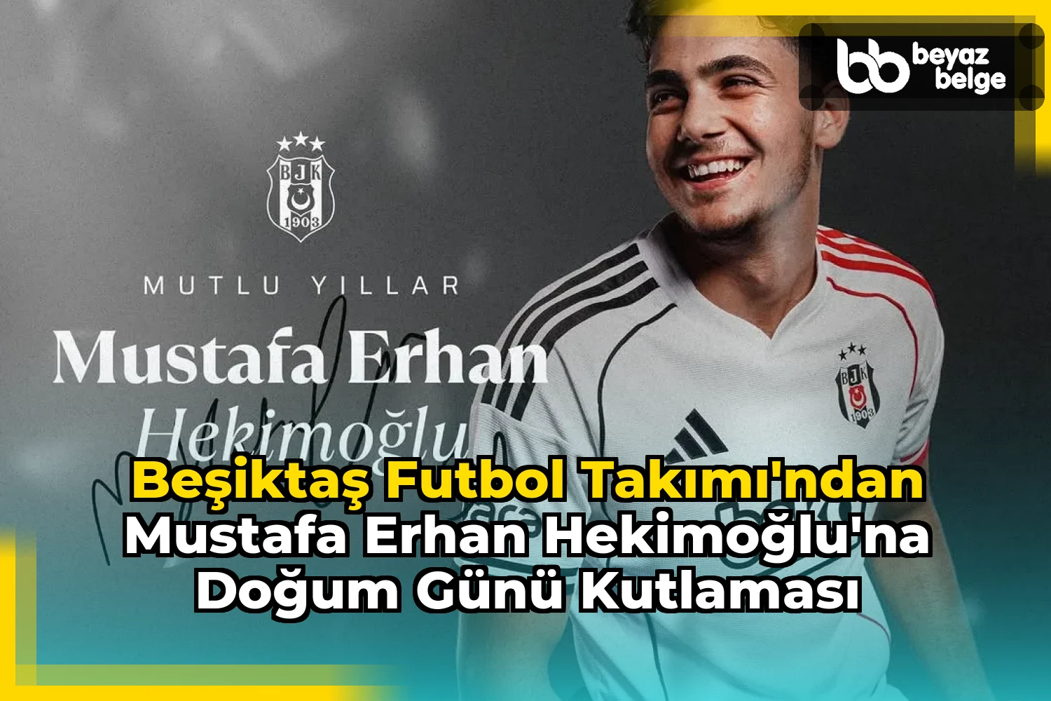 Beşiktaş Futbol Takımı'ndan Mustafa Erhan Hekimoğlu'na Doğum Günü Kutlaması