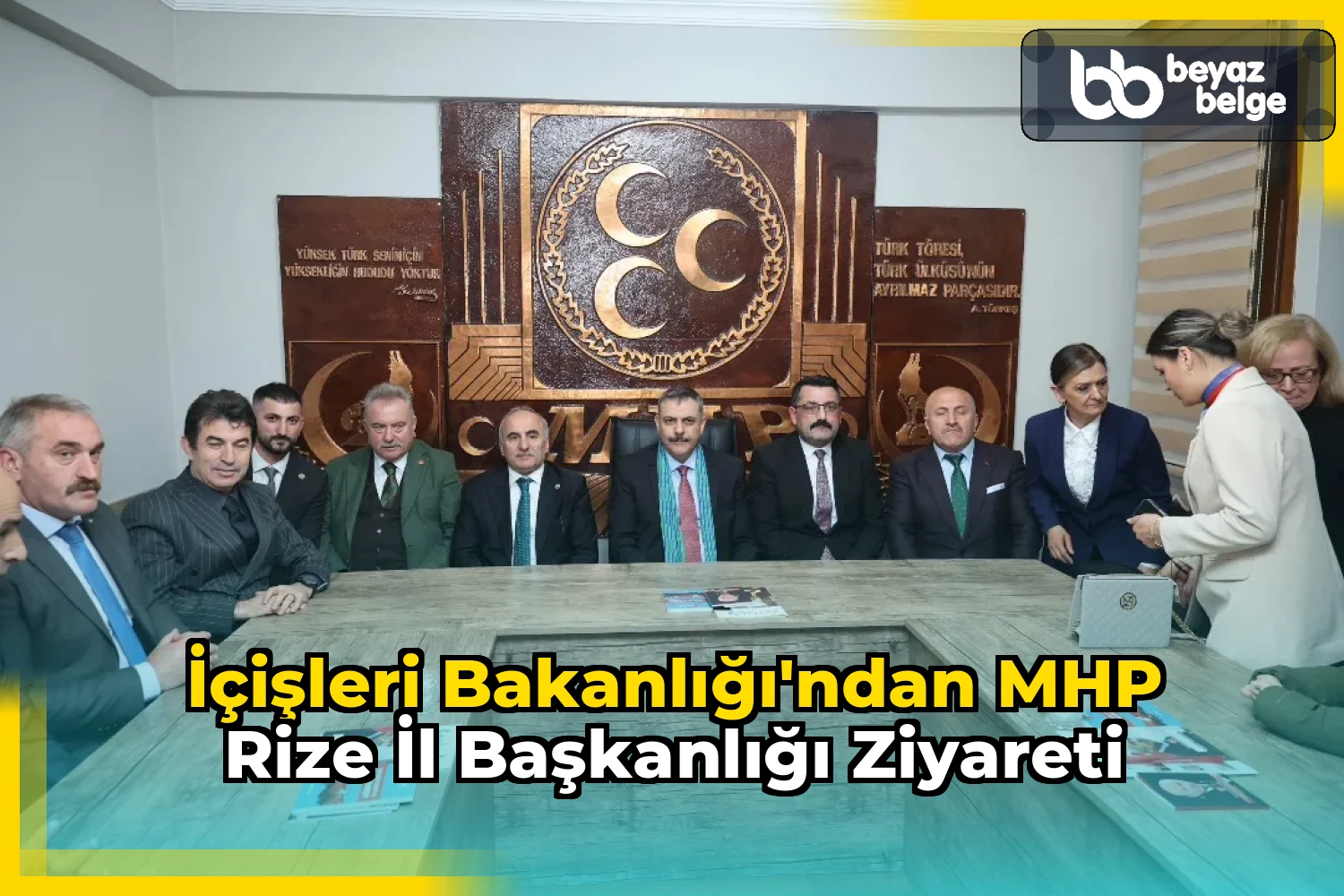 İçişleri Bakanlığı'ndan MHP Rize İl Başkanlığı Ziyareti