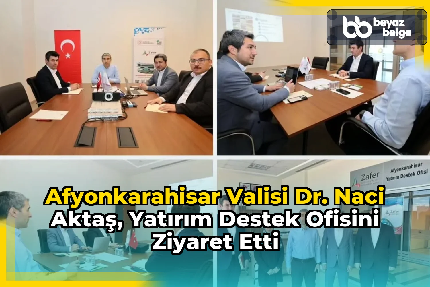 Afyonkarahisar Valisi Dr. Naci Aktaş, Yatırım Destek Ofisini Ziyaret Etti