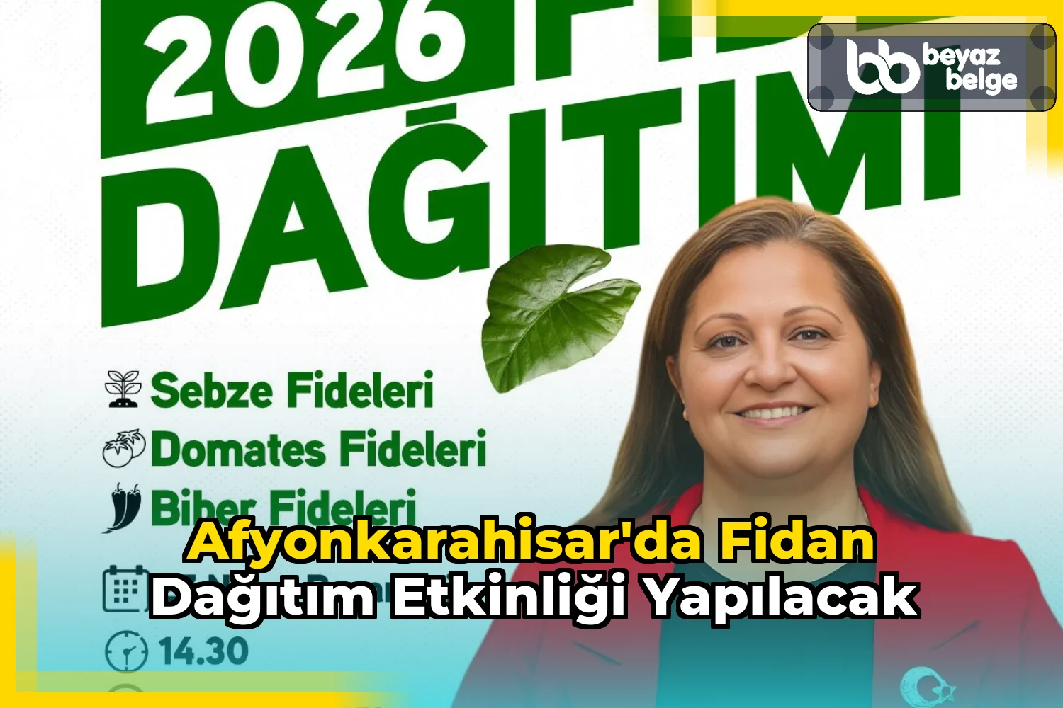 Afyonkarahisar'da Fidan Dağıtım Etkinliği Yapılacak