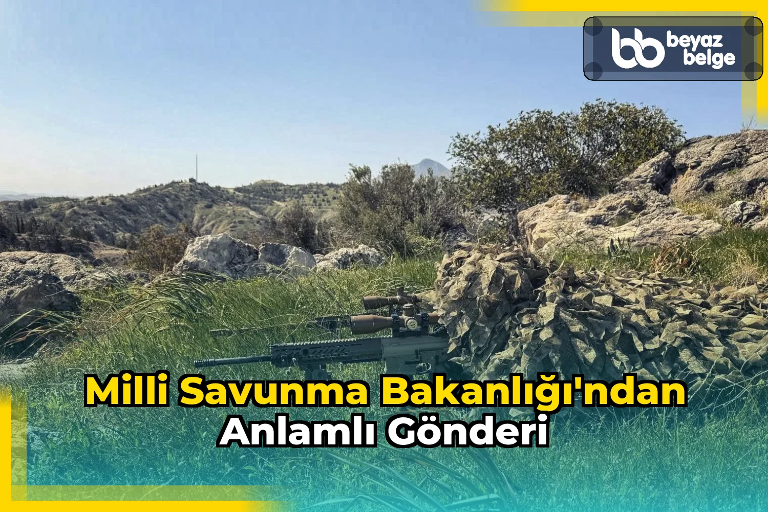 Milli Savunma Bakanlığı'ndan anlamlı gönderi