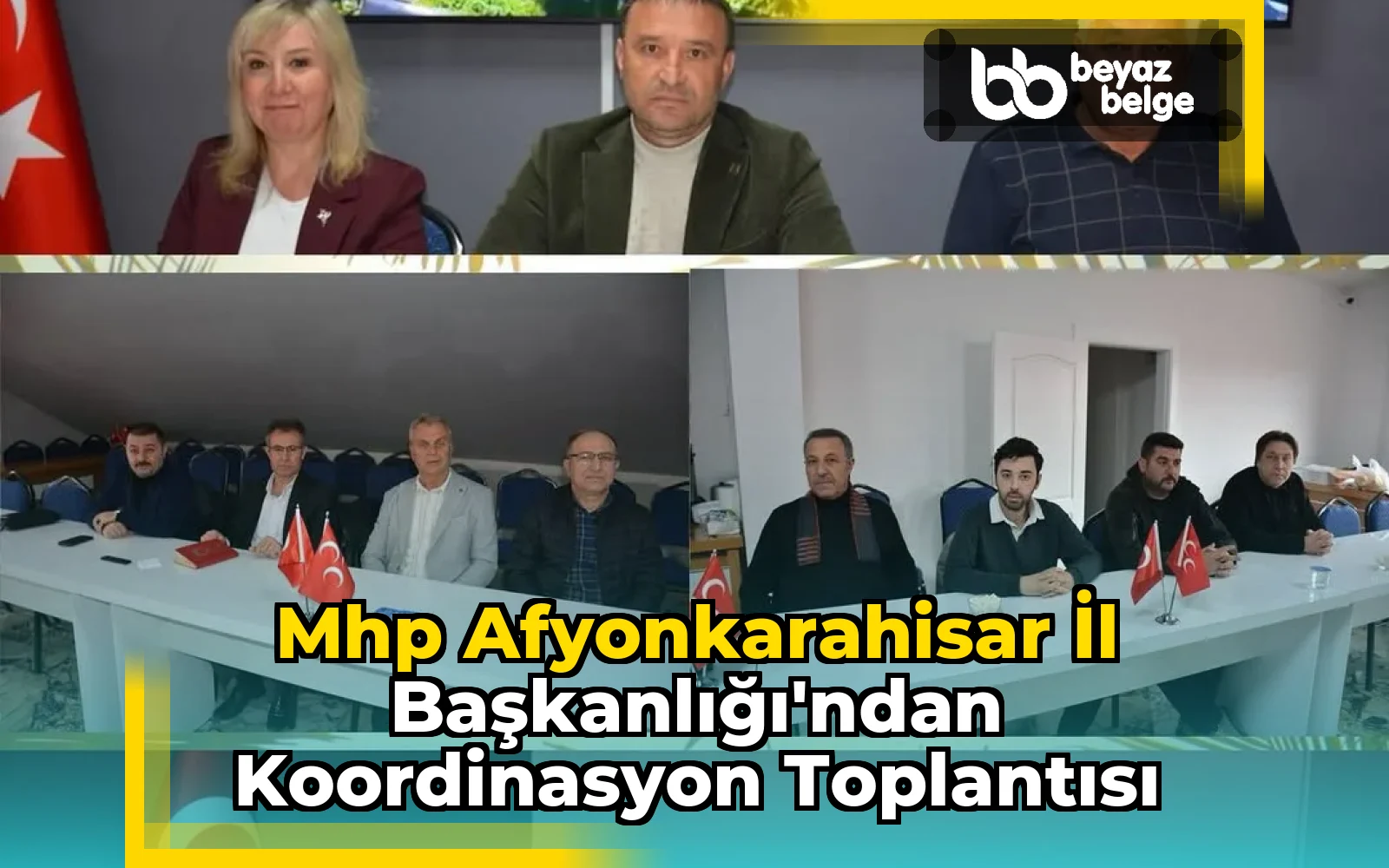 Mhp Afyonkarahisar İl Başkanlığı'ndan Koordinasyon Toplantısı