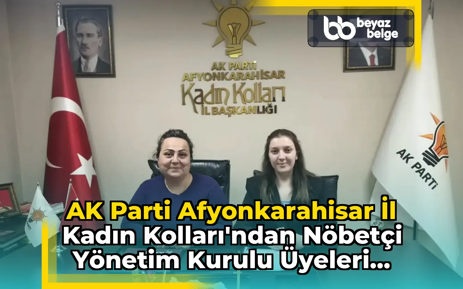 AK Parti Afyonkarahisar İl Kadın Kolları'ndan Nöbetçi Yönetim Kurulu Üyeleri Açıklaması