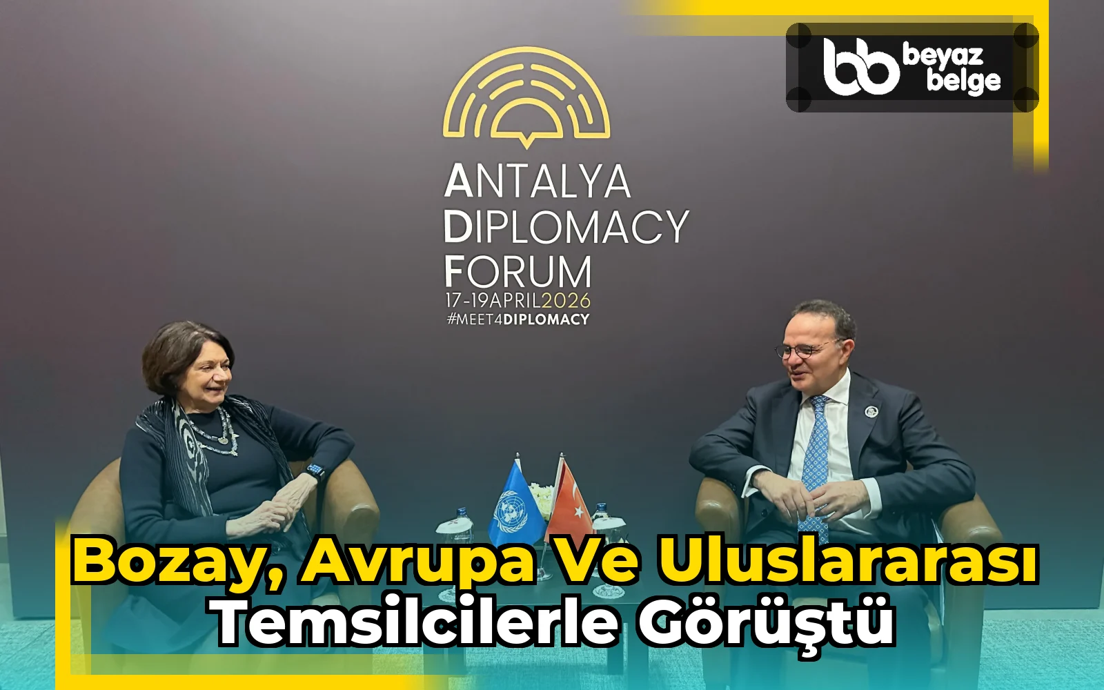 Bozay, Avrupa ve Uluslararası Temsilcilerle Görüştü