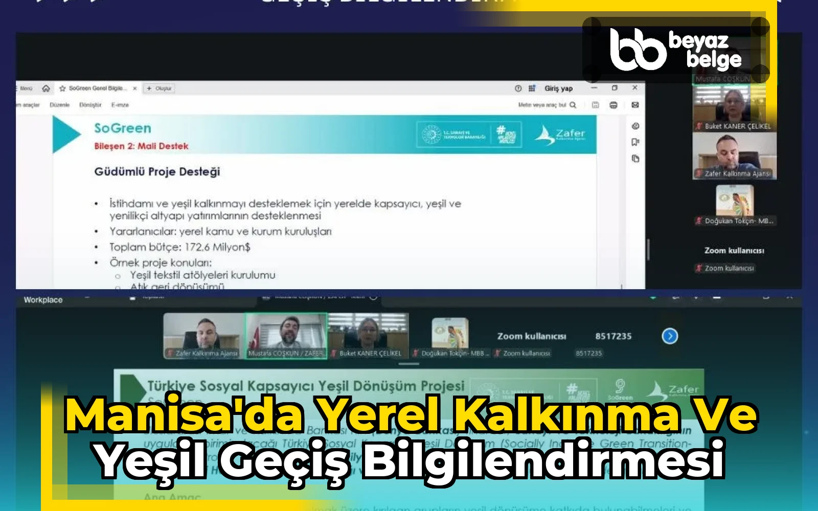 Manisa'da Yerel Kalkınma ve Yeşil Geçiş Bilgilendirmesi