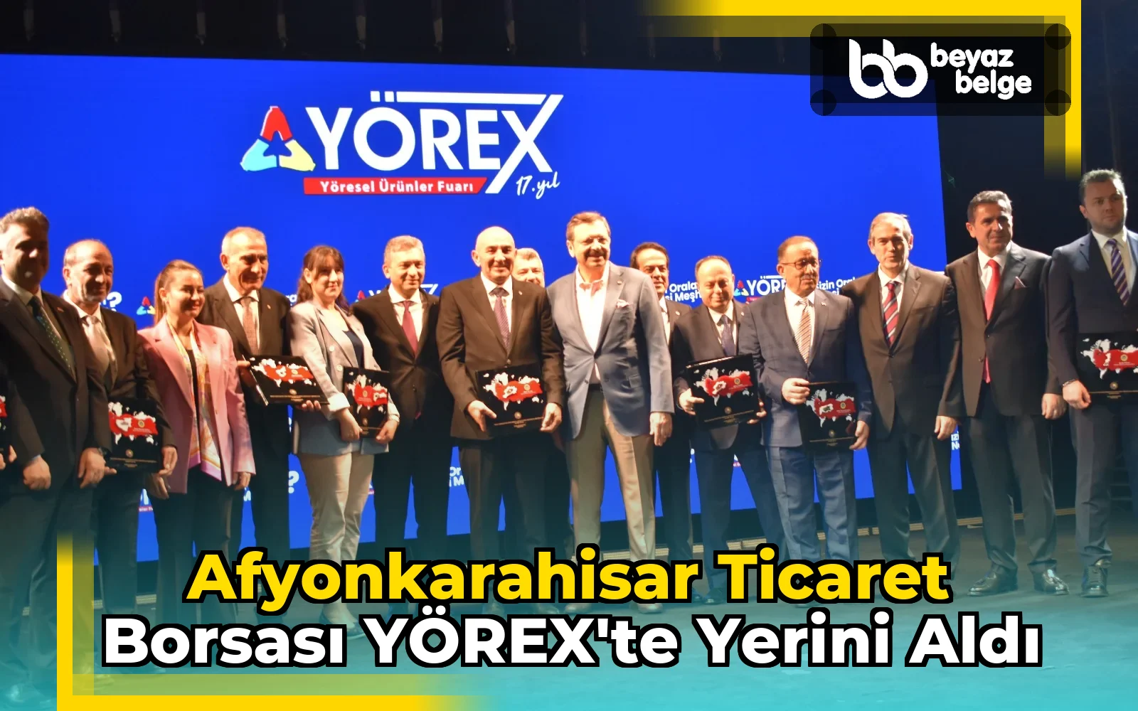 Afyonkarahisar Ticaret Borsası YÖREX’te Yerini Aldı