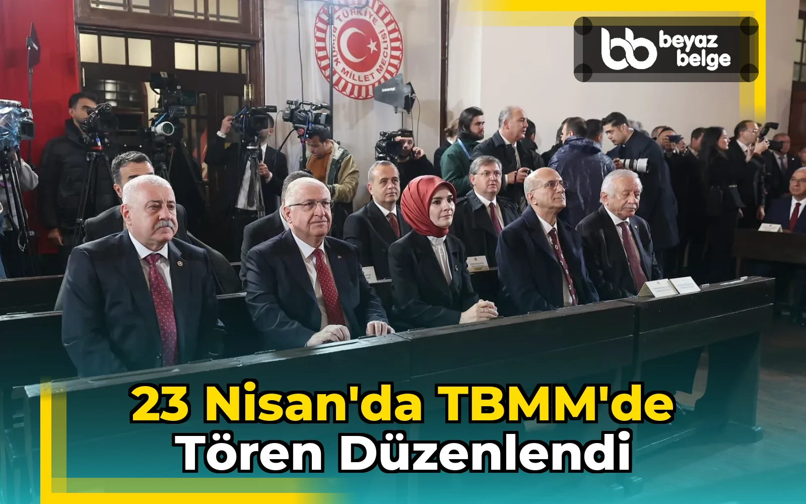 23 Nisan'da TBMM'de tören düzenlendi