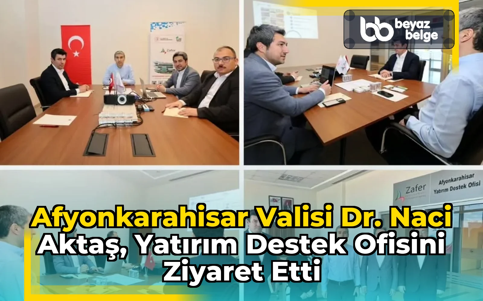 Afyonkarahisar Valisi Dr. Naci Aktaş, Yatırım Destek Ofisini Ziyaret Etti