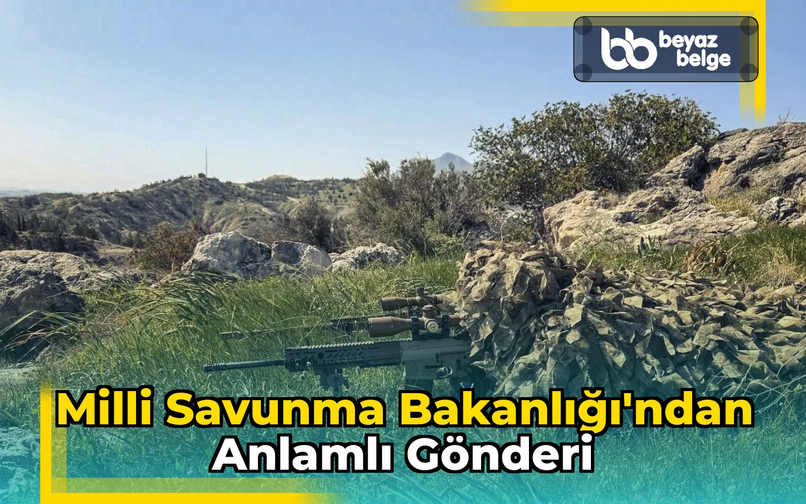 Milli Savunma Bakanlığı'ndan anlamlı gönderi