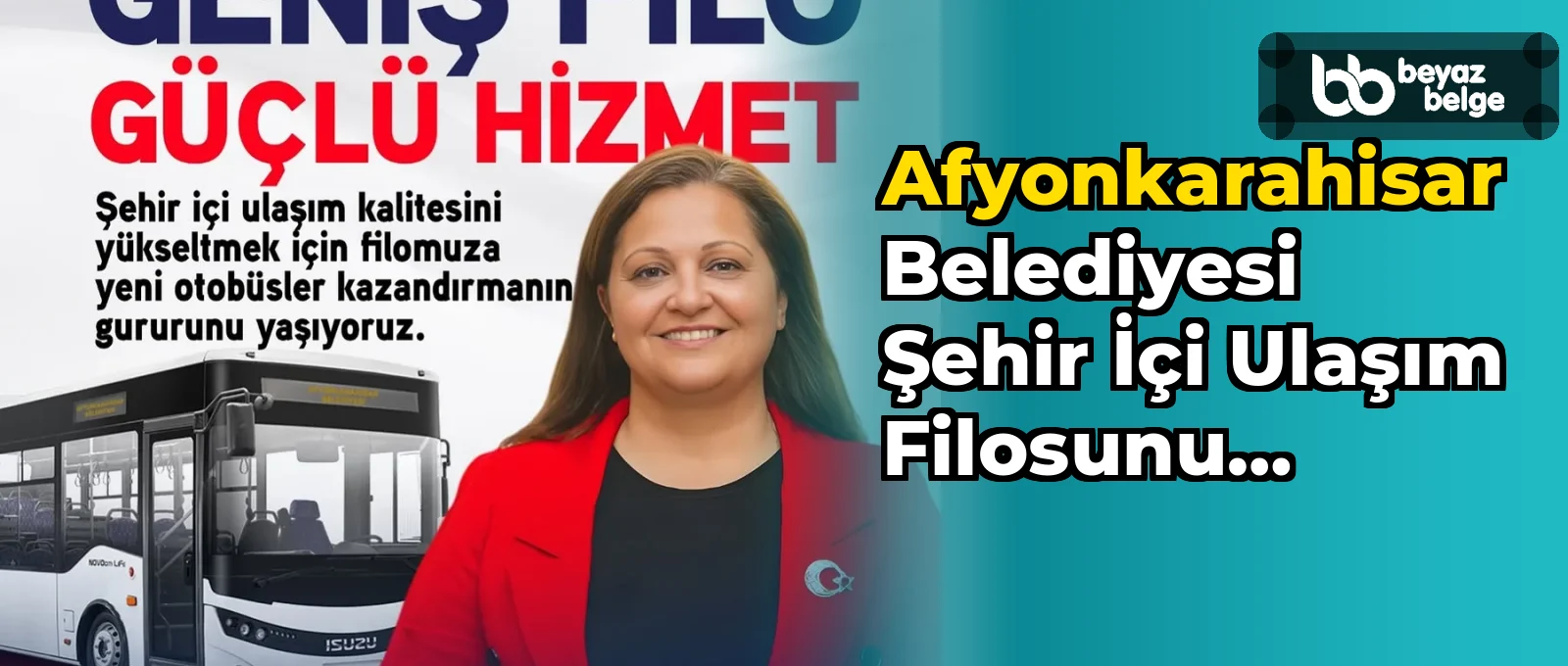 Afyonkarahisar Belediyesi Şehir İçi Ulaşım Filosunu Güçlendiriyor
