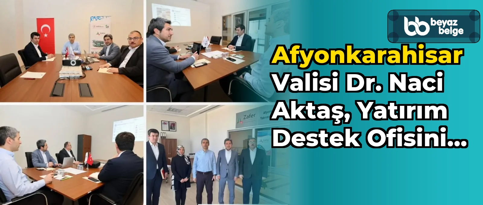 Afyonkarahisar Valisi Dr. Naci Aktaş, Yatırım Destek Ofisini Ziyaret Etti