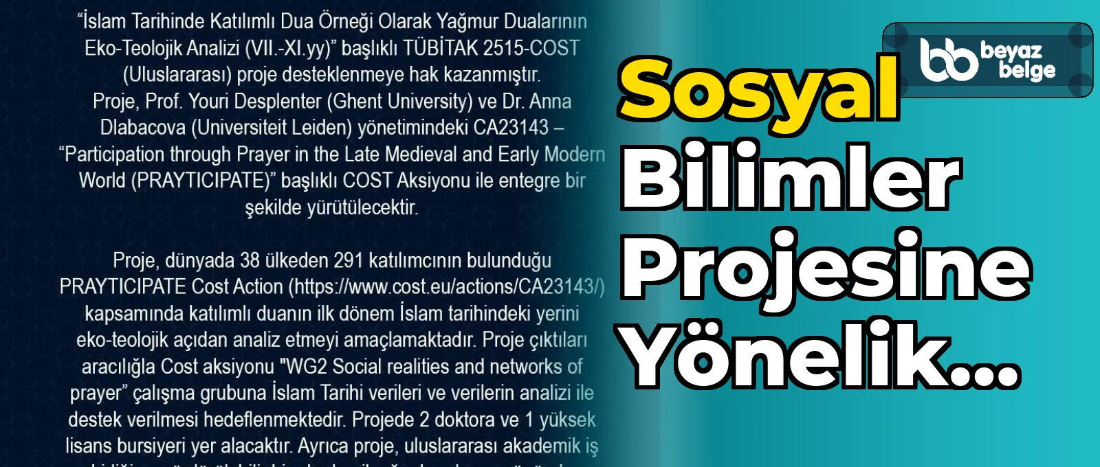 Sosyal Bilimler Projesine Yönelik Eleştiriler
