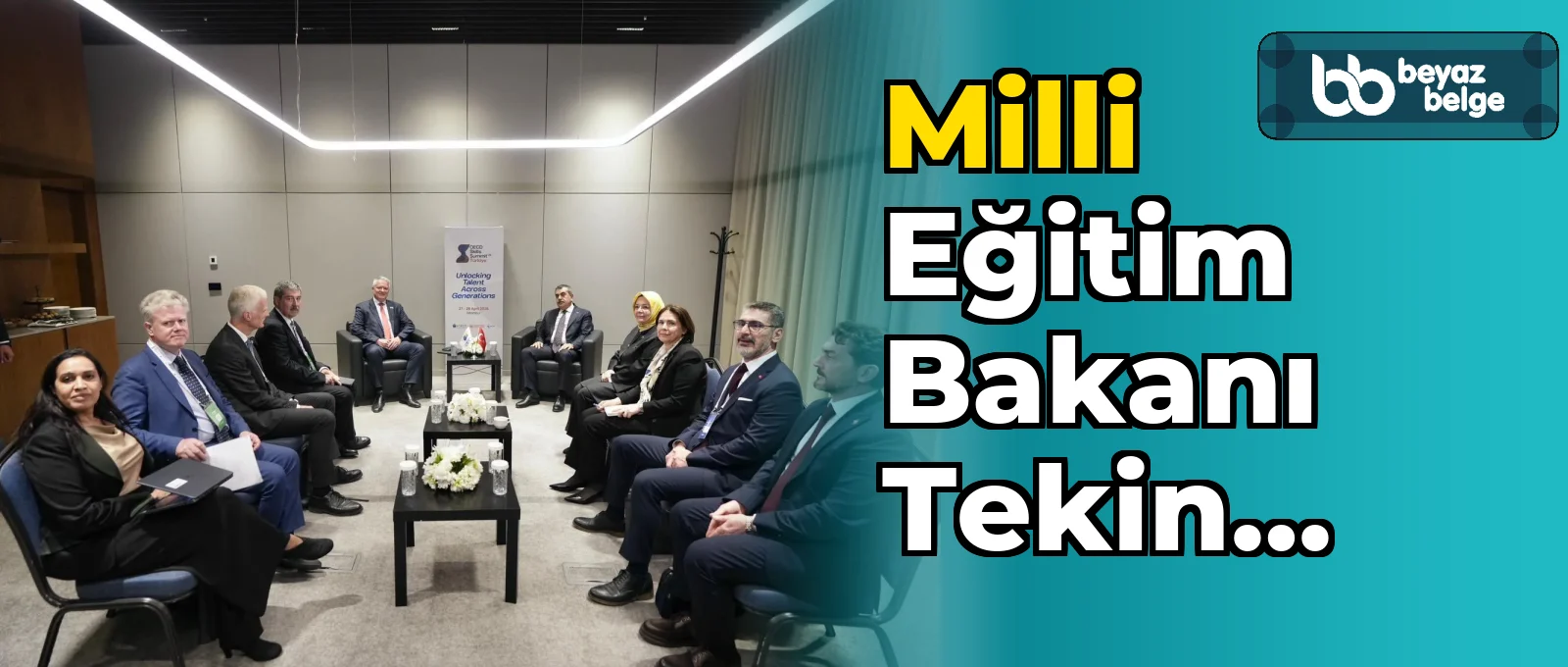 Milli Eğitim Bakanı Tekin OECD Genel Sekreteri ile görüştü