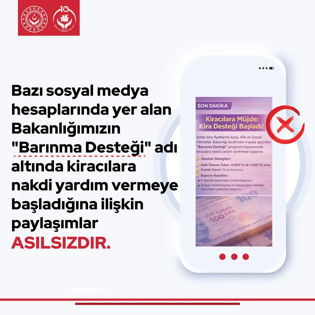Barınma Desteği İddiaları Yalanlandı
