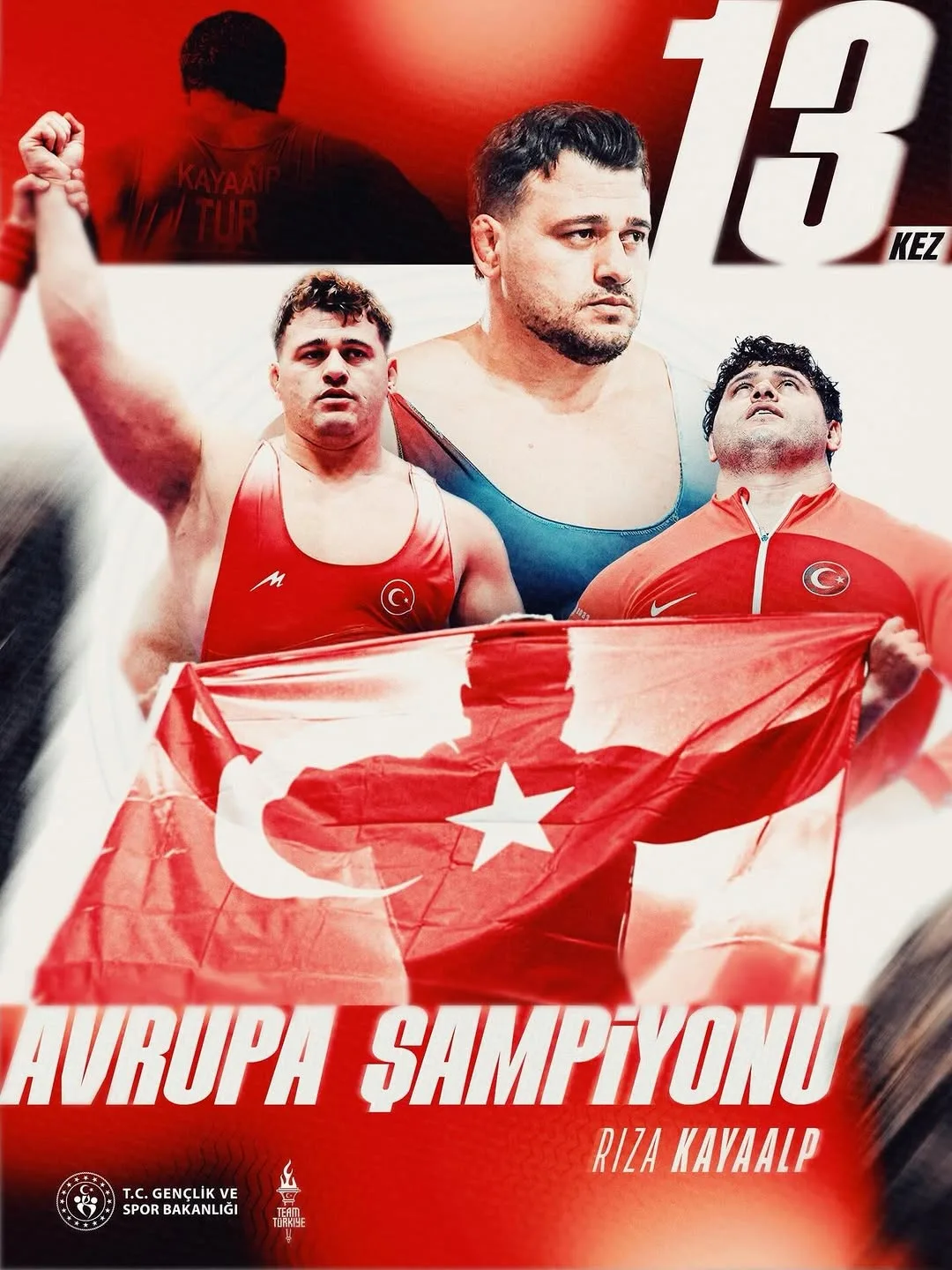 Rıza Kayaalp Avrupa Güreş Şampiyonası'nda 13. Kez Şampiyon Oldu