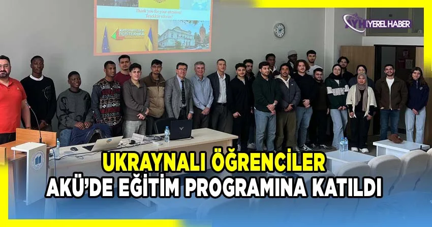 Afyon Kocatepe Üniversitesi ve Zhytomyr Polytechnic State University Arasında Erasmus+ Staj Programı İmzalandı
