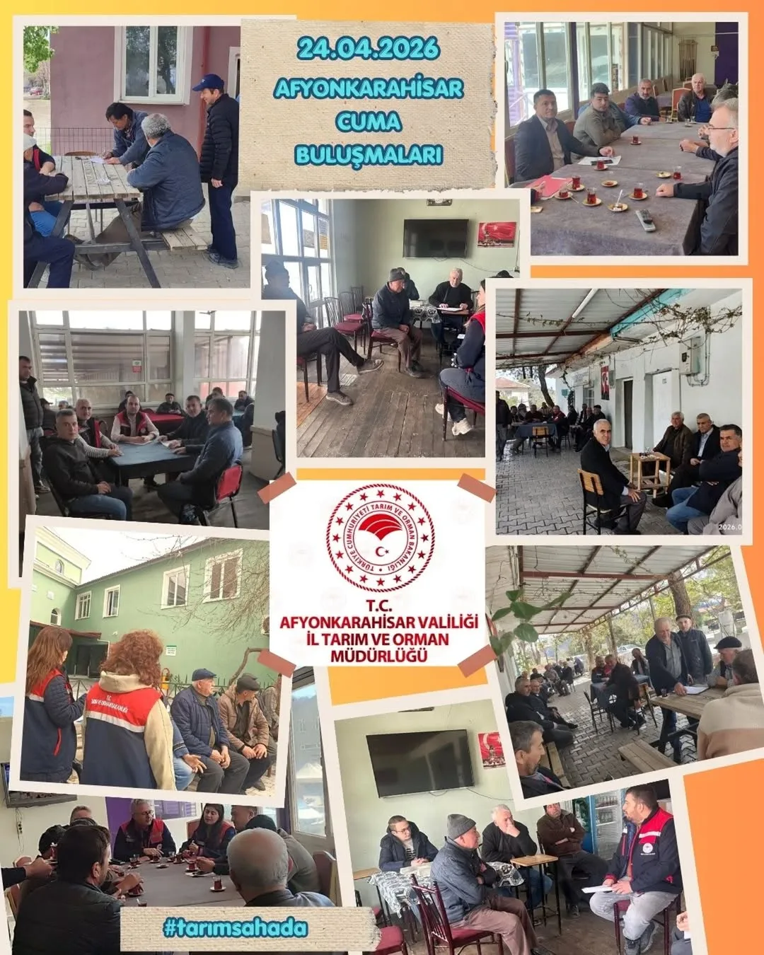 Afyonkarahisar İl Tarım Ve Orman Müdürlüğü'nden Cuma Buluşmaları Kapsamında Toplantılar Devam Ediyor