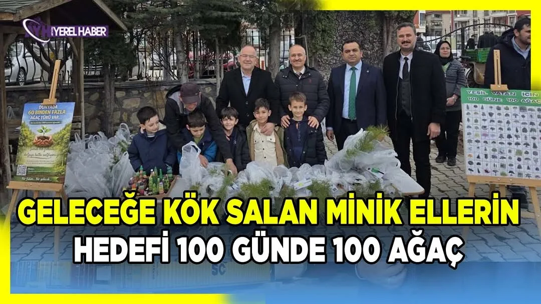 Afyonkarahisar Asım Kocabıyık Anaokulu Öğrencilerinden Anlamlı Proje: Geleceğe Kök Salan Minik Ellerle Yeşil Vatan Yolunda 100 Gün