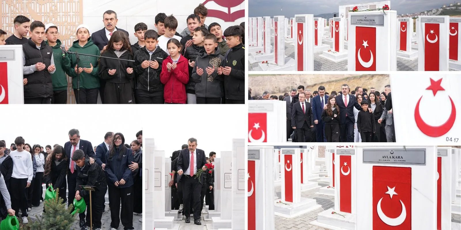 Milli Eğitim Bakanı Tekin, Anma Törenine Katıldı