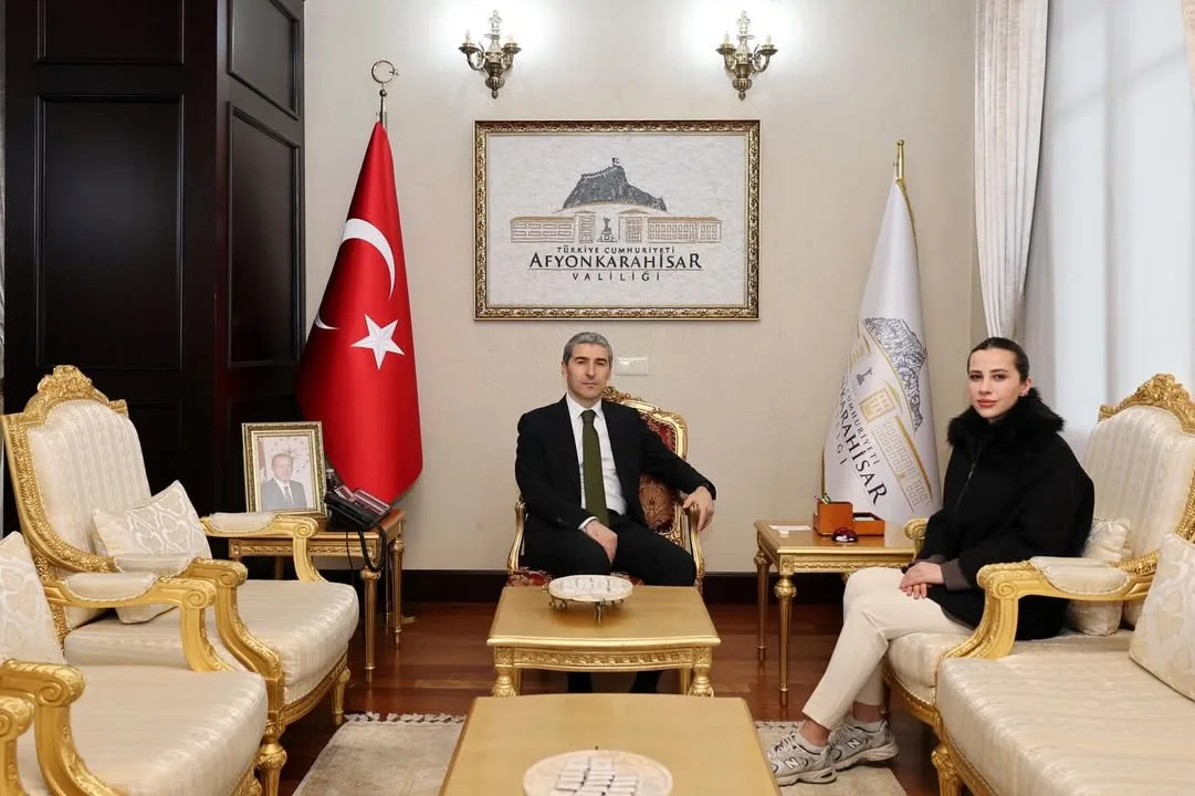 Valimiz Dr. Naci Aktaş, Haber Programı Sunucusu Dilara Sayan’ı Kabul Etti