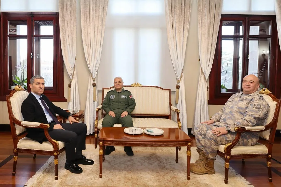 Hava Savunma Komutanlığı Kurmay Başkanı Hv.Tuğg Dr. Naci Aktaş'ı Ziyaret Etti