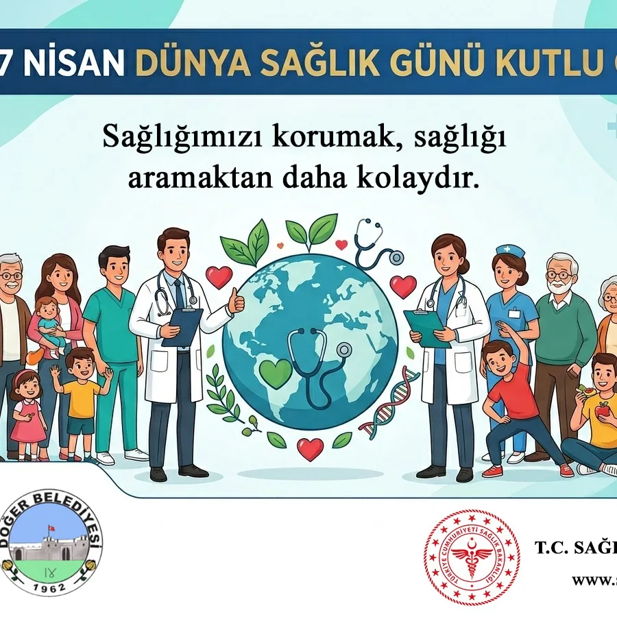 Döğer Belediyesi'nden Sağlık Personellerine Dünya Sağlık Günü Kutlaması