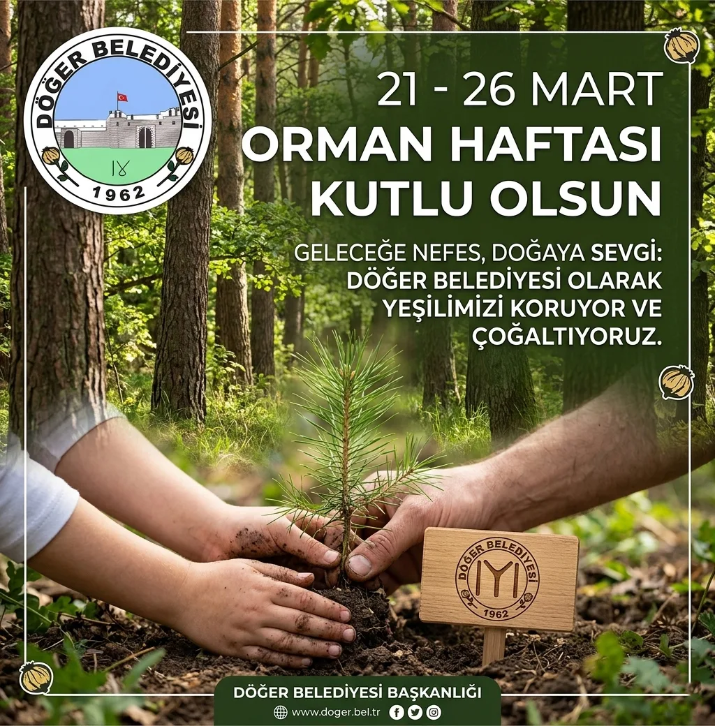 Döğer Belediyesi'nden Orman Haftası Kutlaması