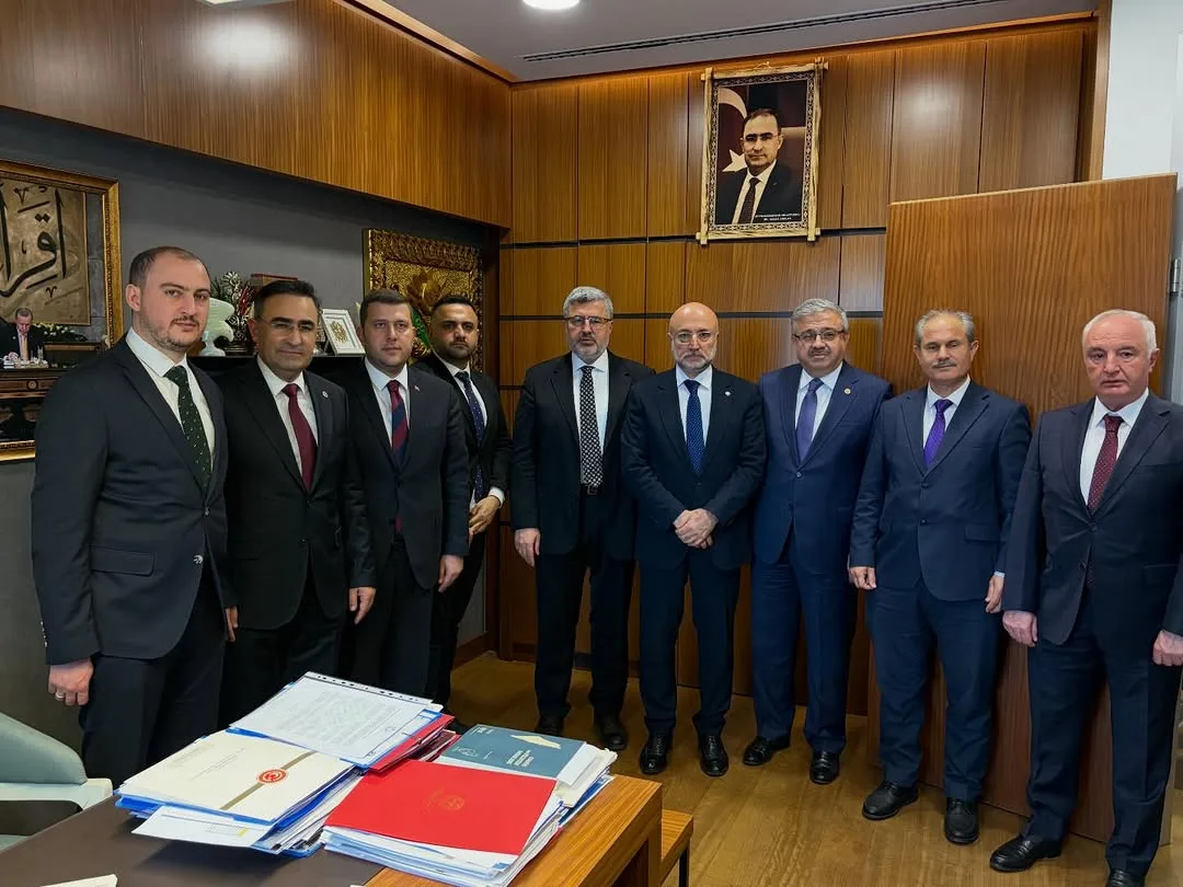 AK Parti Afyonkarahisar İl Başkanı Turgay Şahin, TBMM'de Milletvekilleriyle Toplantı Yaptı