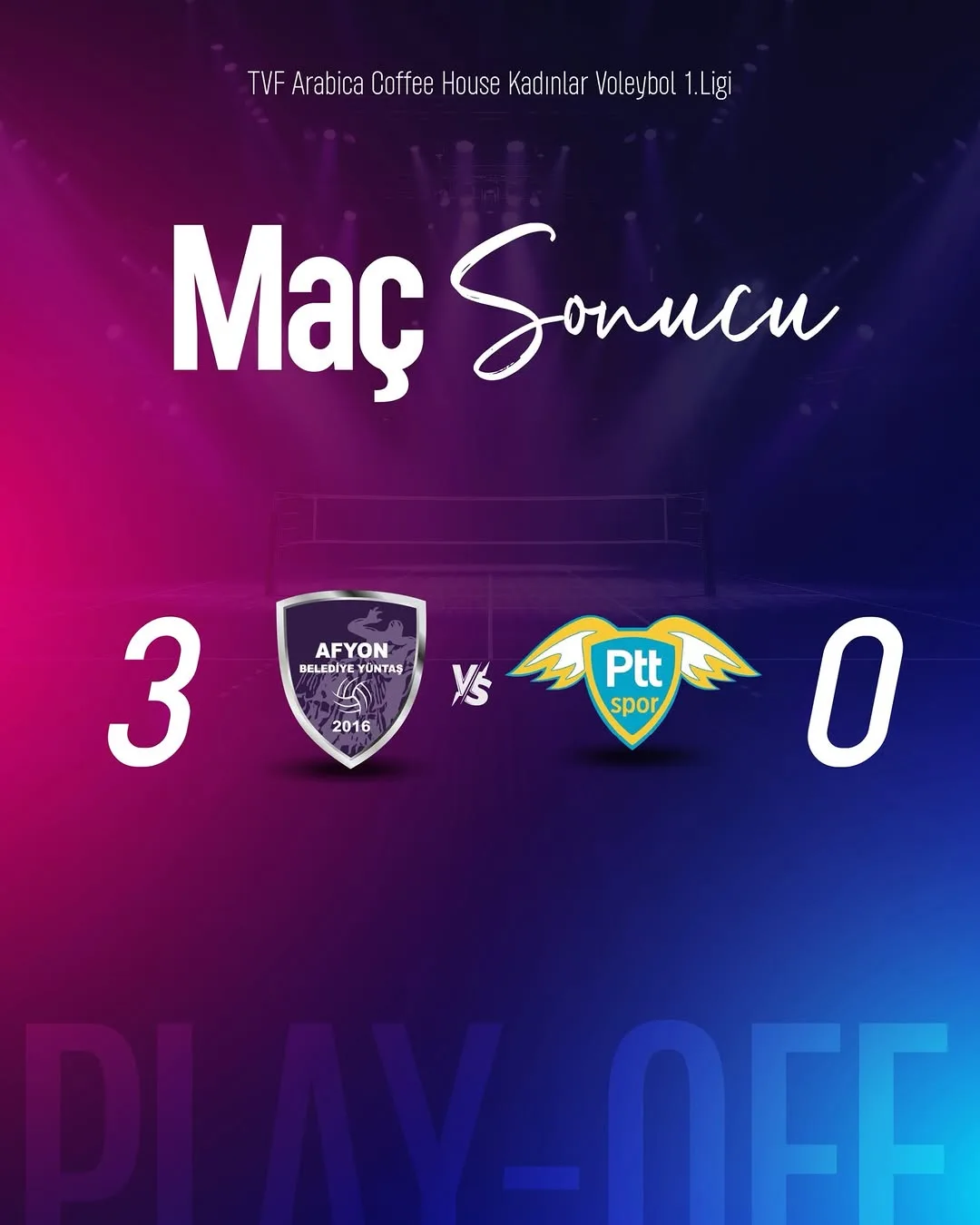 Afyon Belediye Yüntaş Spor Kulübü'nden Zaferin Sultanları'na Teşekkür