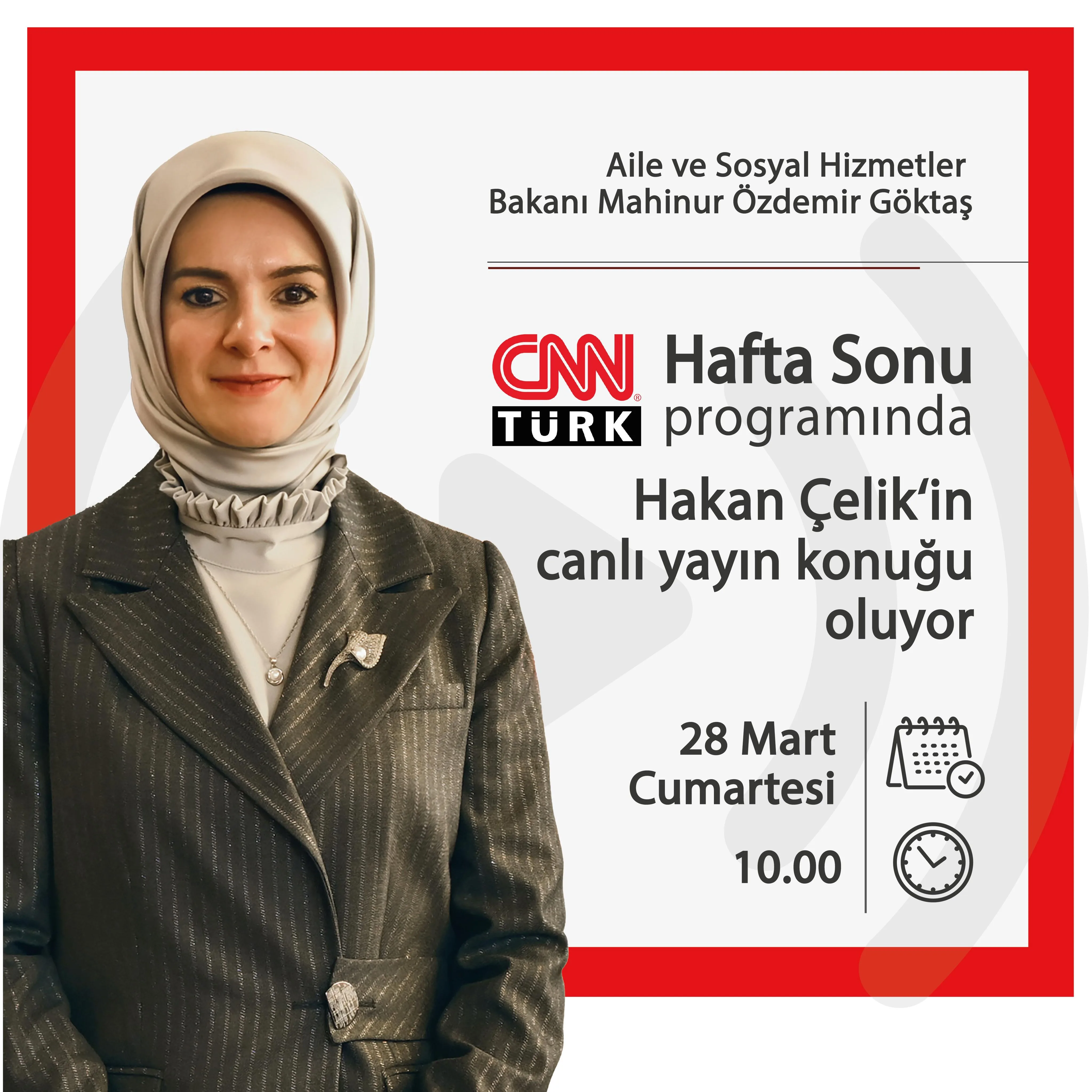 Bakan Özdemir Göktaş CNN Türk'te