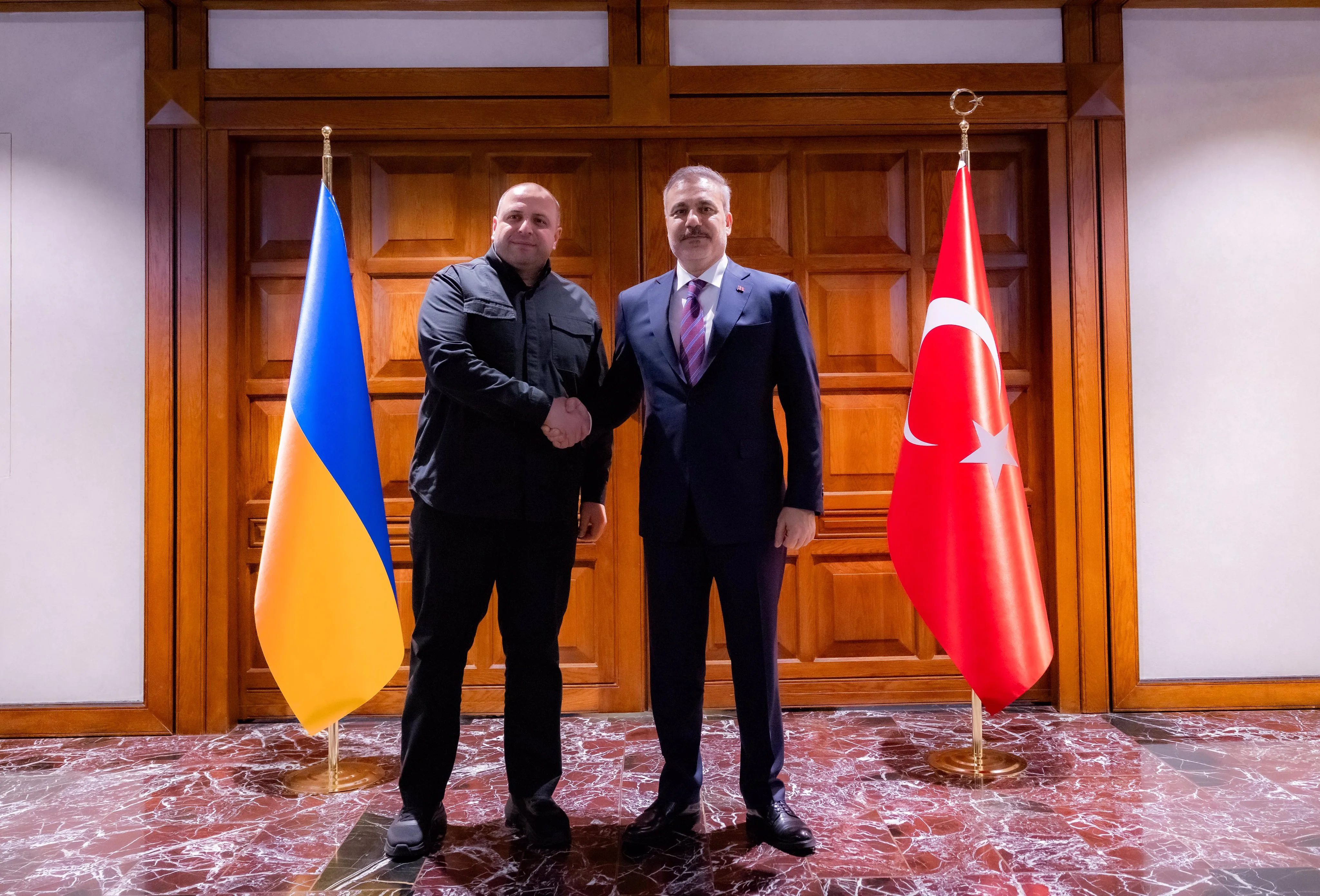 Bakan Hakan Fidan, Umerov ile Görüştü