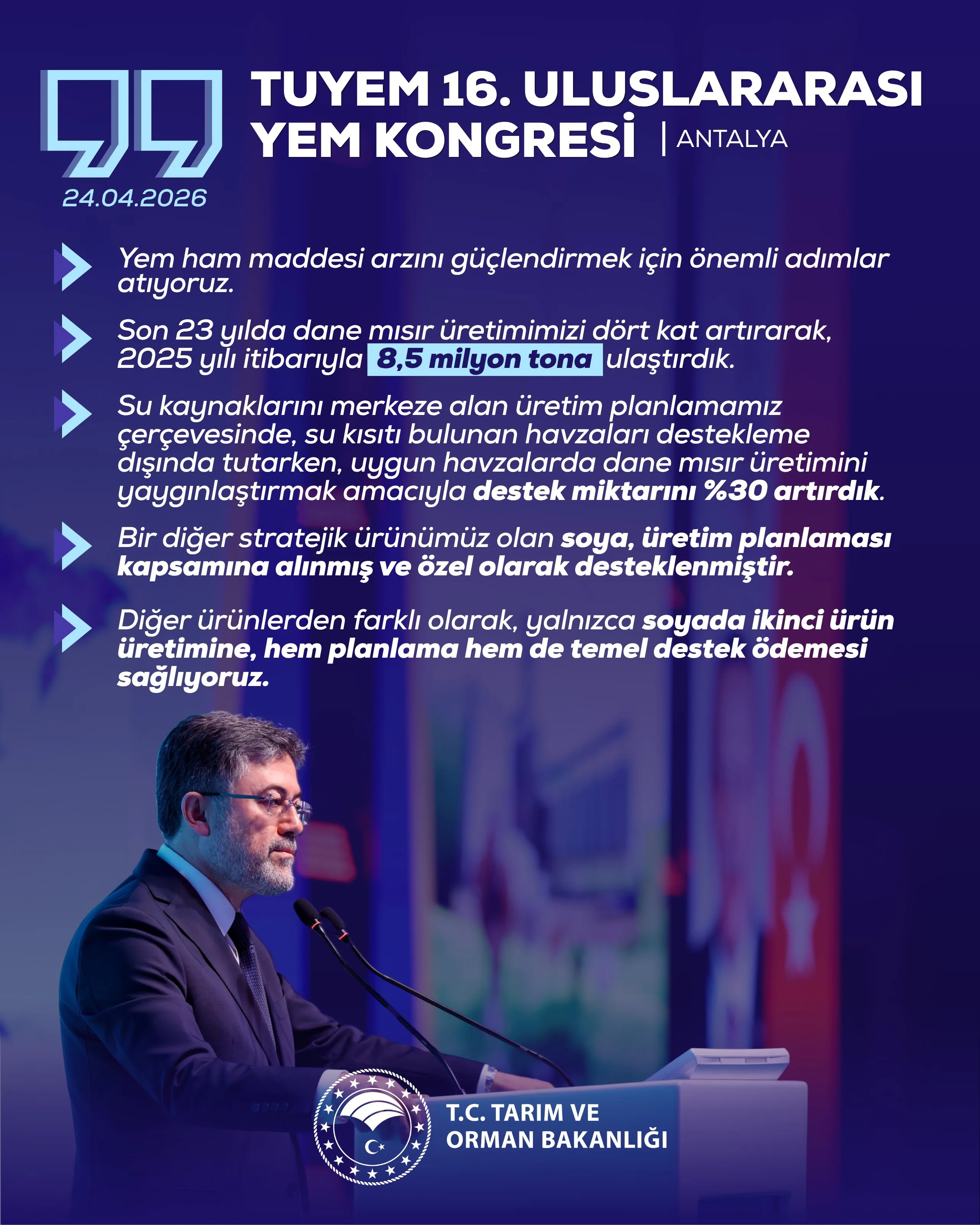 Yem ham maddesi arzı için adımlar atılıyor