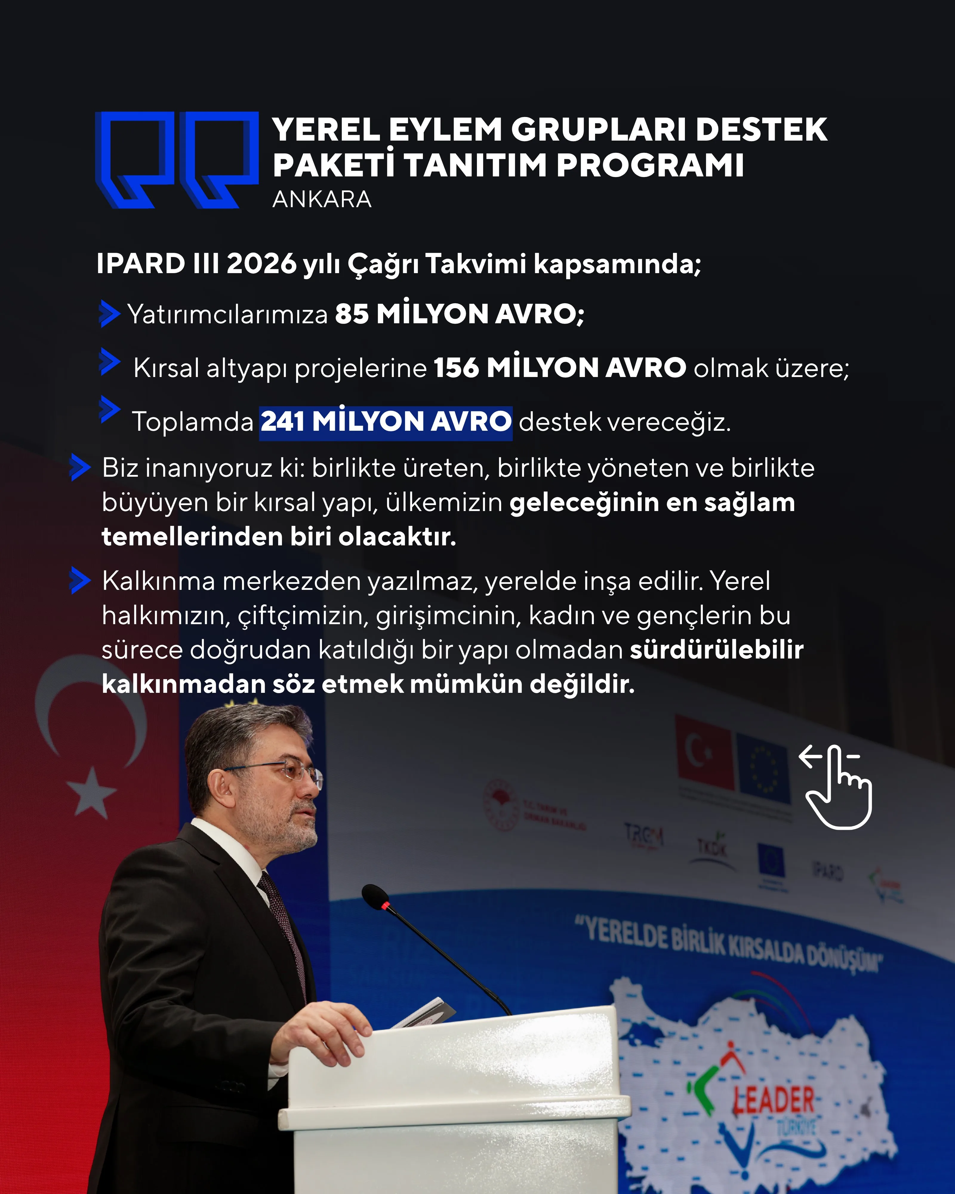 Bakan Yumaklı'dan Yerel Kalkınma Vurgusu