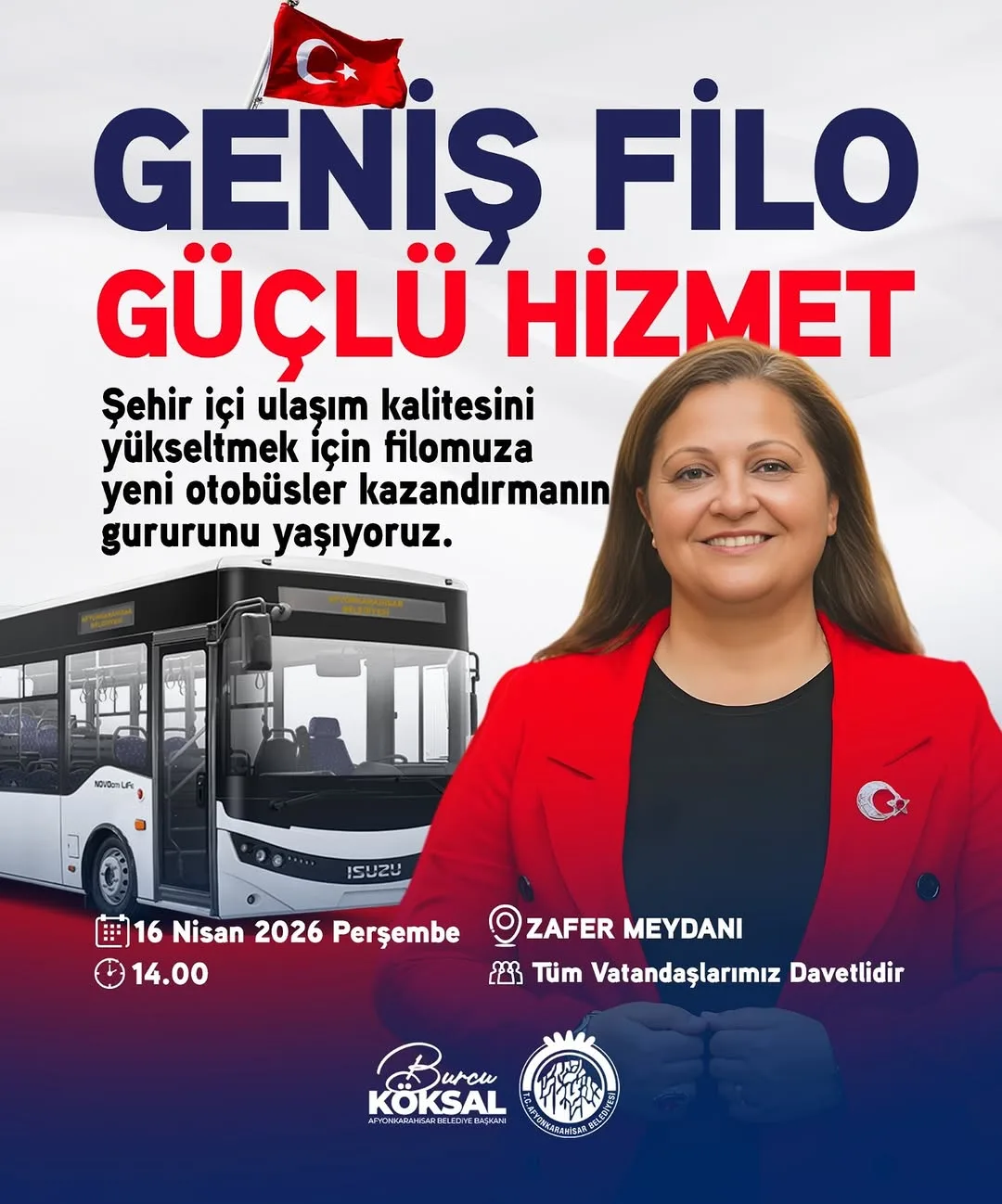 Afyonkarahisar Belediyesi Şehir İçi Ulaşım Filosunu Güçlendiriyor